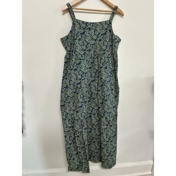 Flowers by Zoe Dresses & Skirts - Dip Women’s XL Blue Floral Tier Maxi Dress Sleeveless Strap Dress Summer/Spring